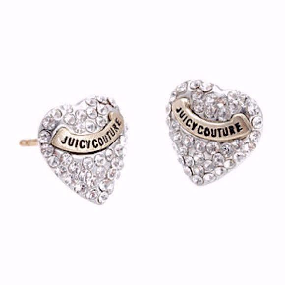 juicy couture heart earrings 🤍✨ - Picture 1 of 4